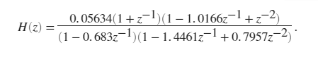 matlab filter freqz