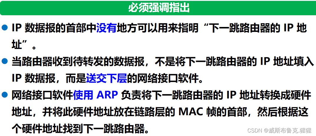 数据链路层及网络层协议要点