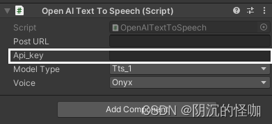 [Unity+OpenAI TTS] 集成openAI官方提供的语音合成服务，构建海王暖男数字人