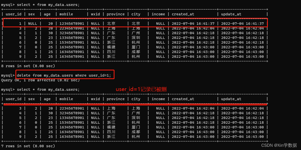 MySQL安装到建库表实践全流程讲解（windows）