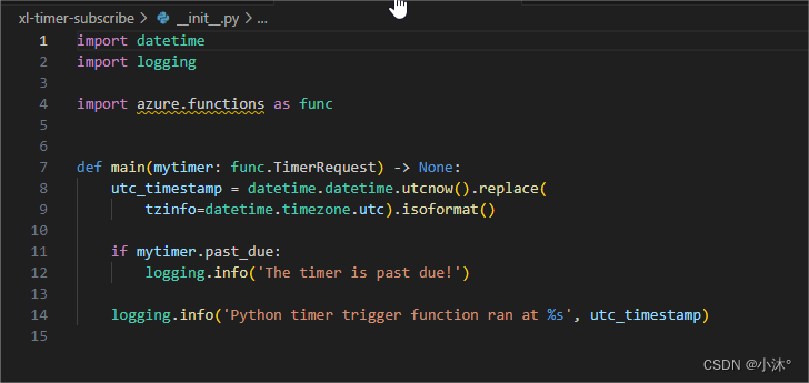 timer trigger function