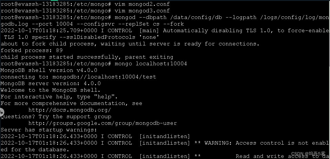 分布式数据库NoSQL(九)——MongoDB 复制集&分片_根据提示,仿照实训中的例子,在右侧命令行进行操作,搭建复制集,要求如下 数据