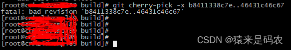 git cherry-pick 的使用