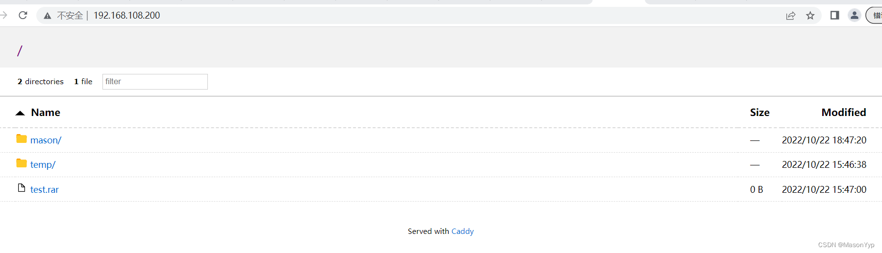 Caddy简单搭建数据目录_caddyfile 怎么配置CSDN博客