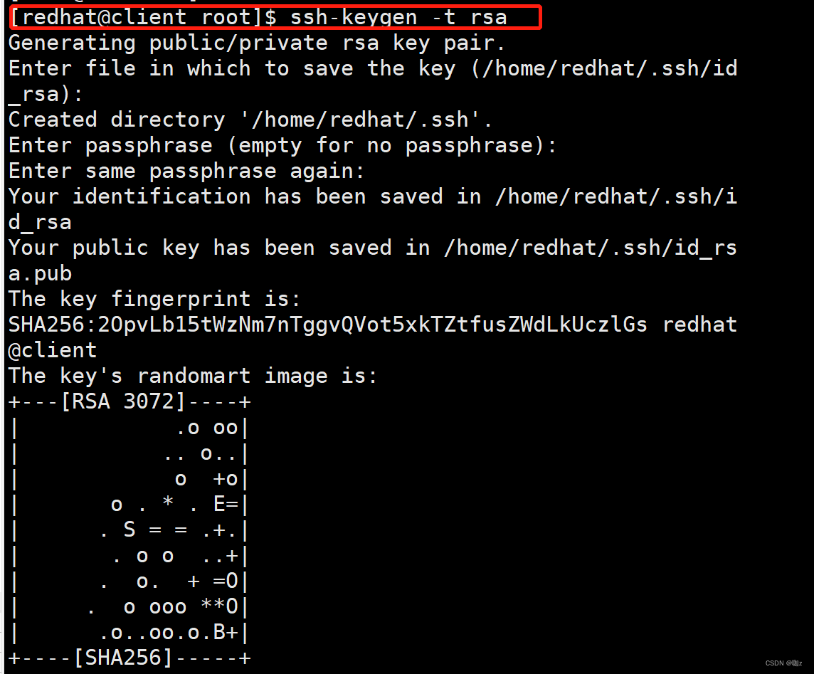 ntp时间服务器配置，ssh免密登录 rhce（22）