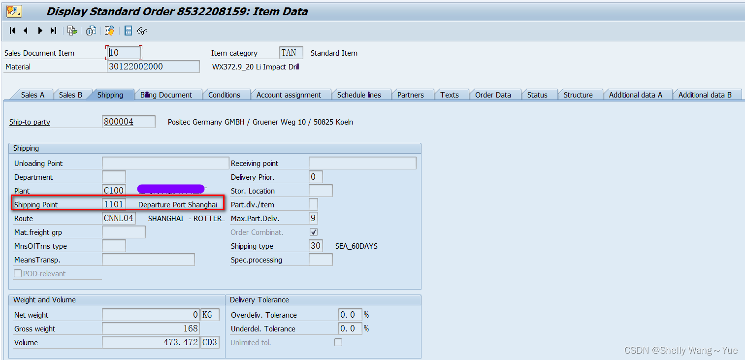 SAP-SD 装运点决定Shipping Point Determination_sap shipping point-CSDN博客