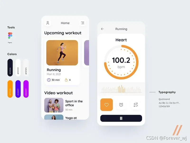 Fitness App by Purrweb UI