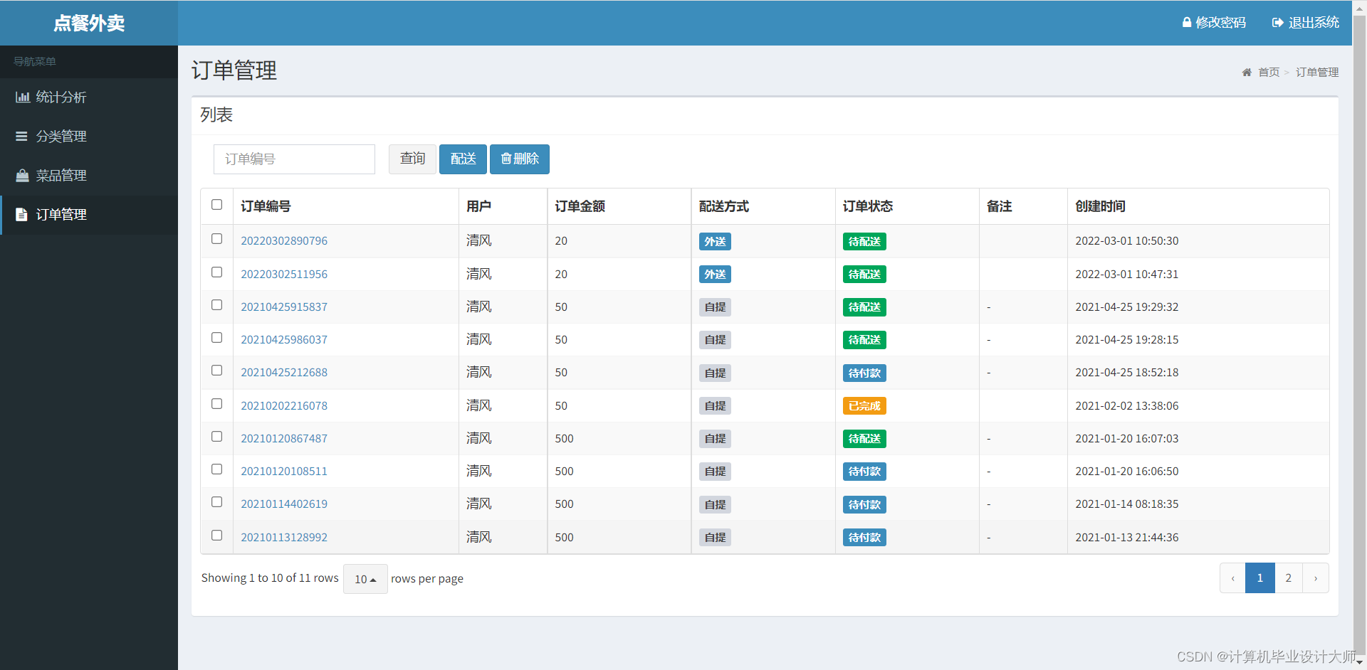 java springboot安卓多商家校园点餐外卖APP源码