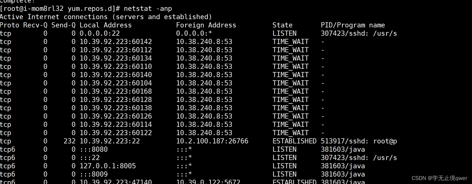 netstat: command not found