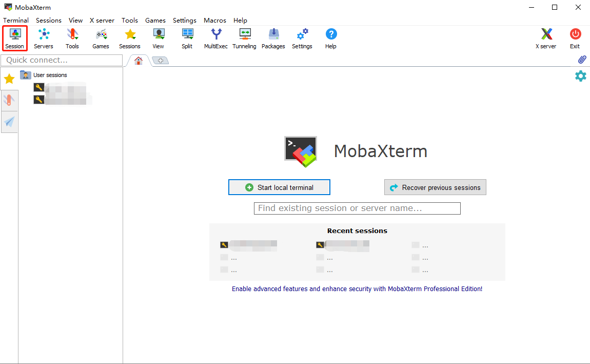 利用MobaXterm实现在Win10系统上远程连接linux服务器_win10用mobaxterm通过vnc远程访问CSDN博客