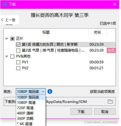 【Windows】B站下载神器B23Downloader v0.9.5.4——视频、直播、动漫等均可下载