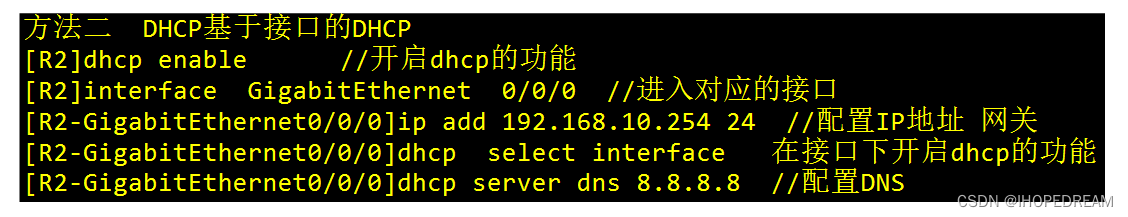 DHCP(自动获取IP地址技术)第六课