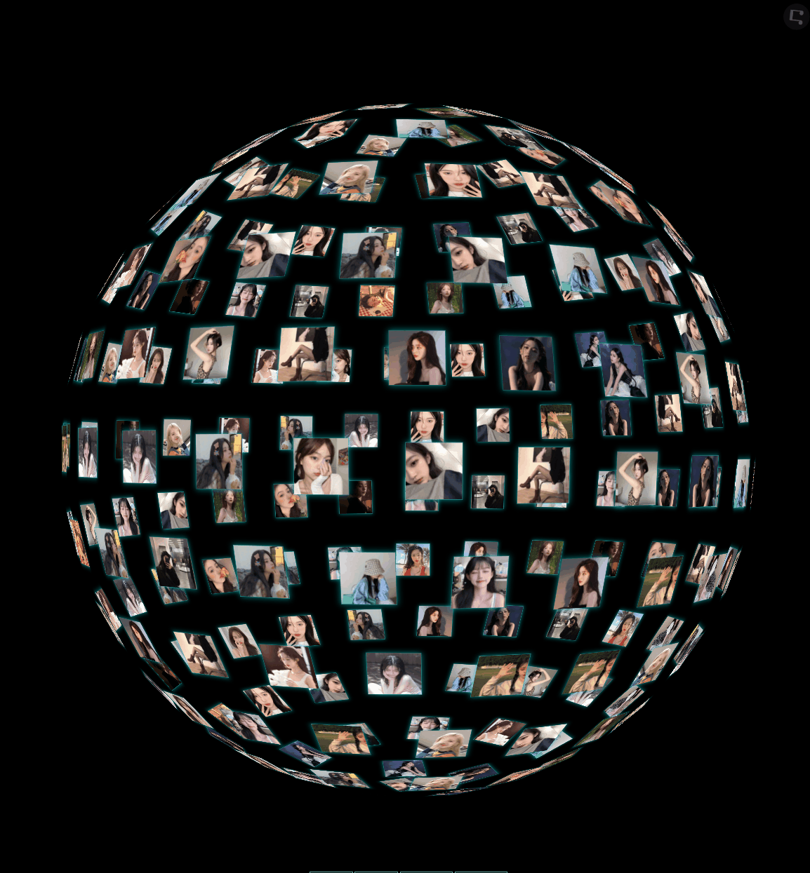 html5七夕情人节表白网页唯美满天星多功能展示网状球状3d相册htmlcss