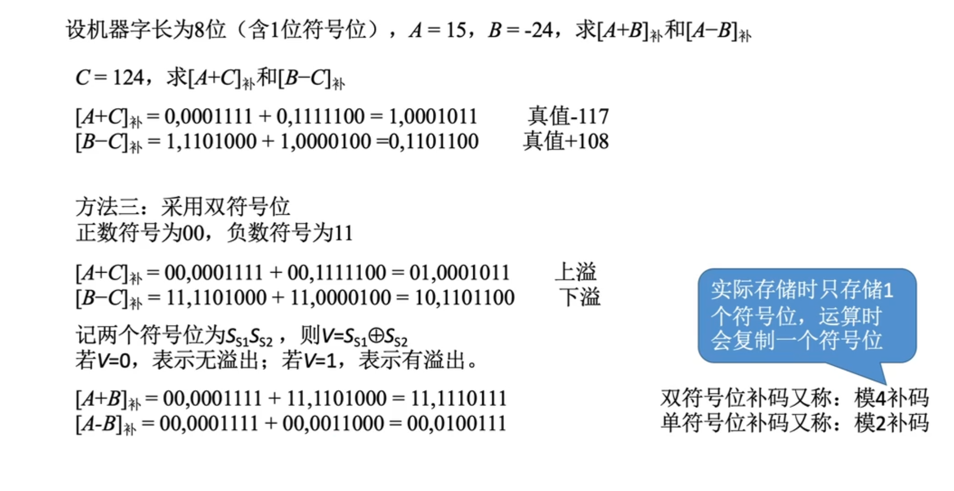 【计算机组成原理】数据的表示和运算（三）