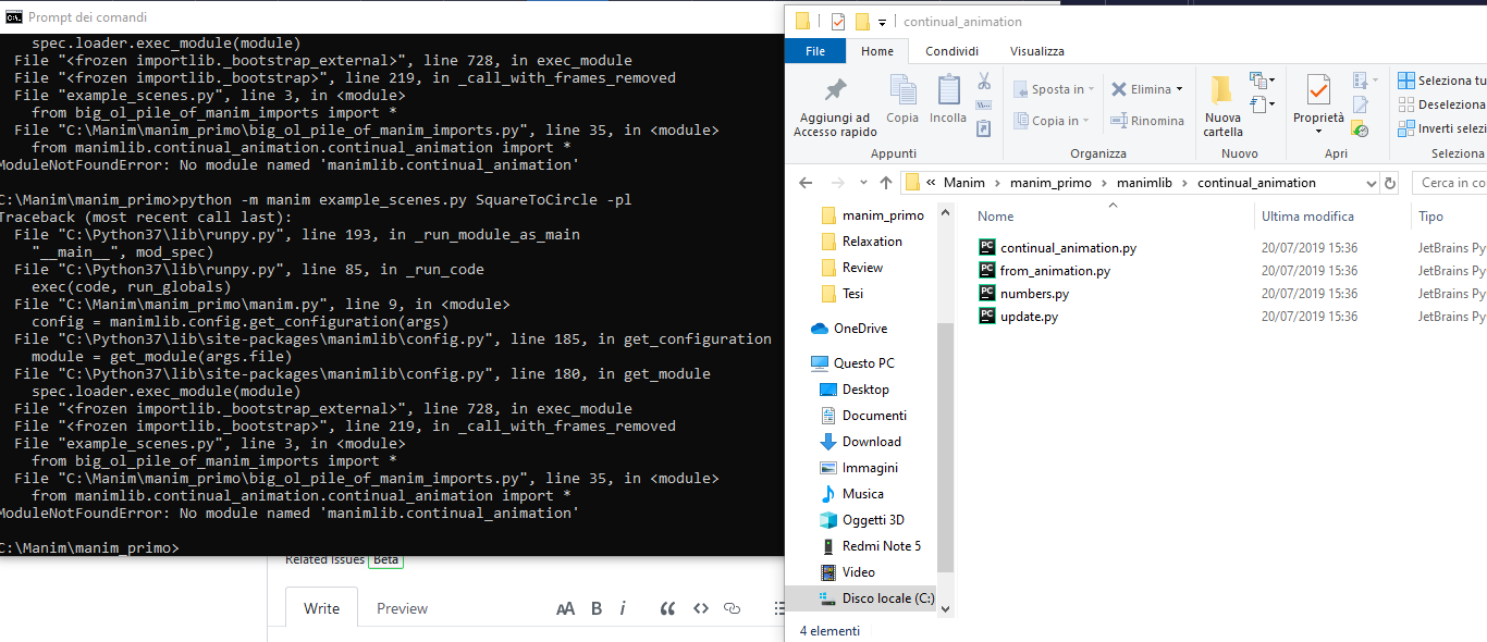 【manim】ModuleNotFoundError: No module named ‘manimlib.continual ...