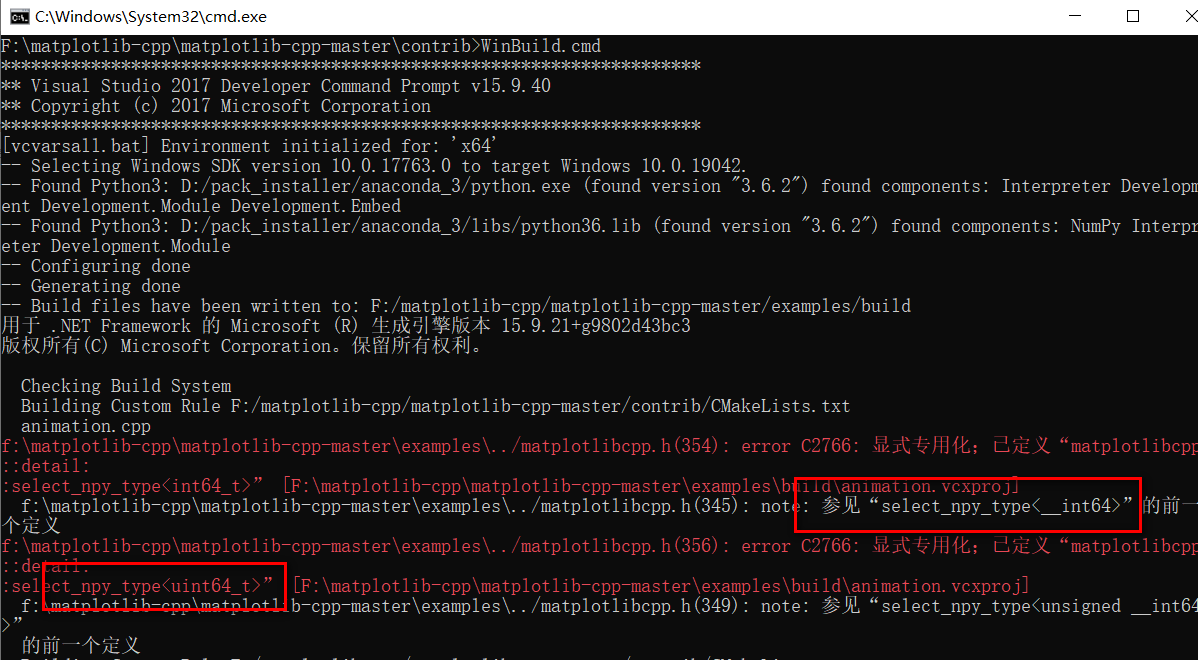Windows + vs2017 + matplotlib-cpp踩坑实录_windows平台编译 matplotlib-cpp-CSDN博客