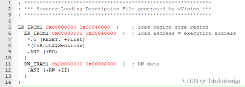 STM32 SCF文件