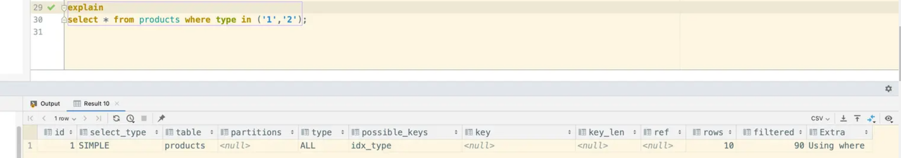 【MySQL】MySQL不走索引的情况分析