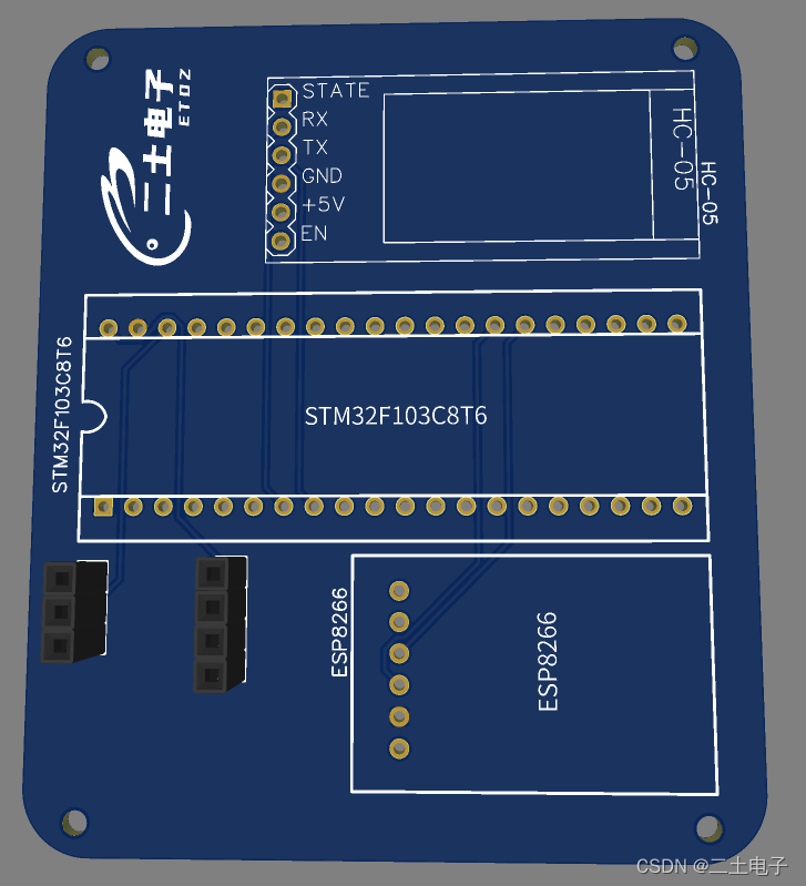 PCB的3D预览图