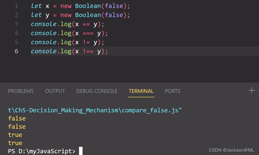 JavaScript编程基础 – 布尔值(Booleans)