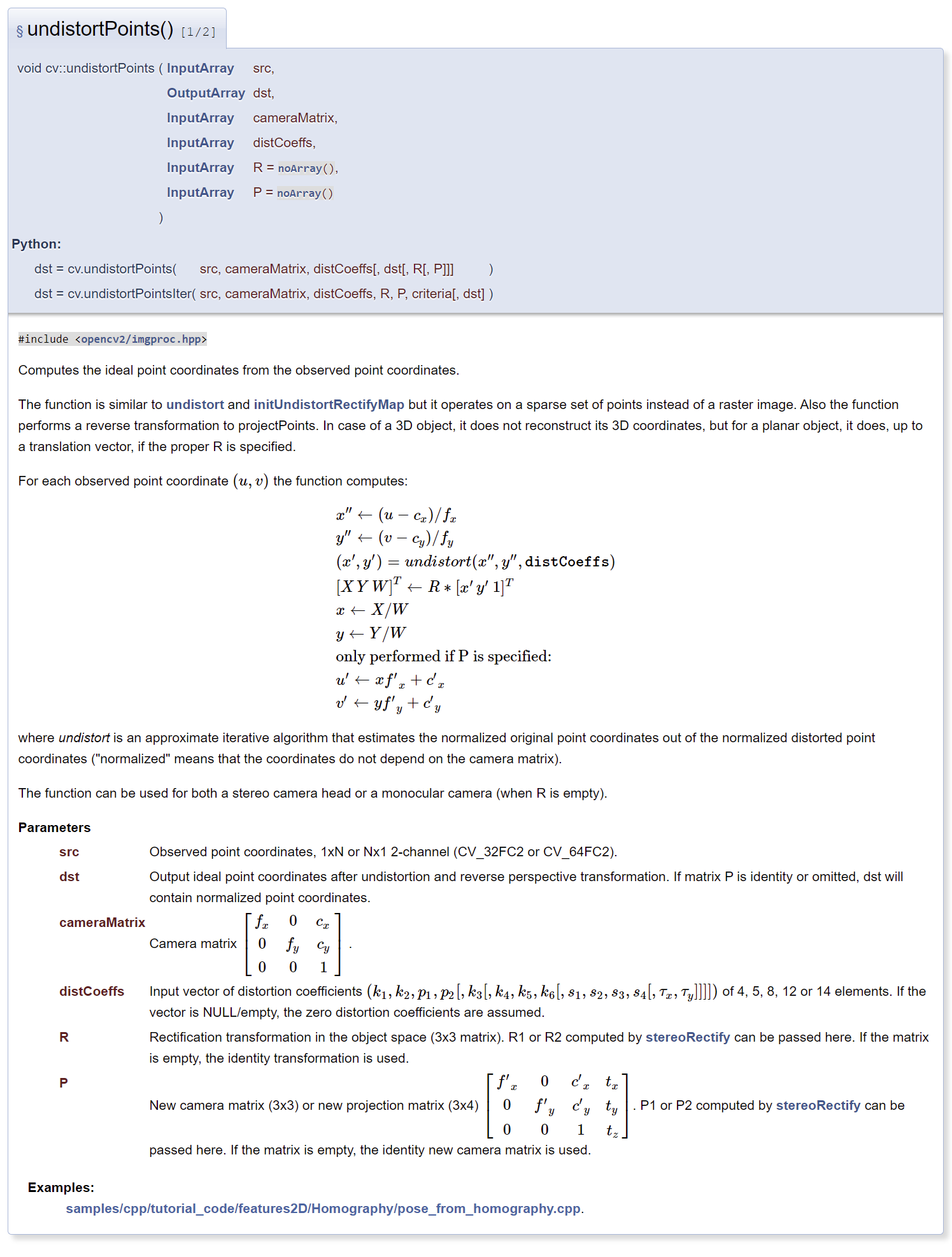 python-opencv-cv2-undistortpoints-undistort-zeeq-cv2-undistort