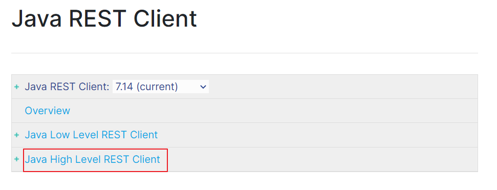 Java High Level REST Client operating ElasticSearch - Programmer Sought
