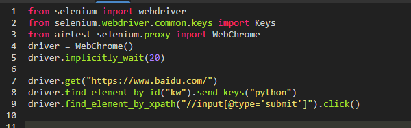 Use Airtest IDE for web automation testing - Programmer Sought