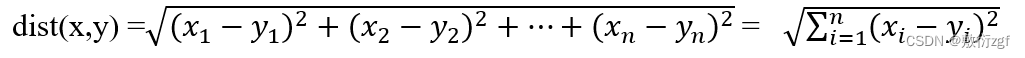 dist(x,y) =