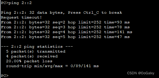 【HCIP】Huawei设备下IPV4IPV6共存实验