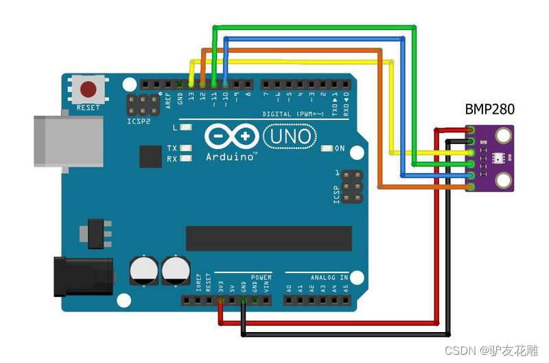 【雕爷学编程】Arduino动手做（27）---BMP280温湿度气压传感器模块3_bmp280气压传感器-CSDN博客
