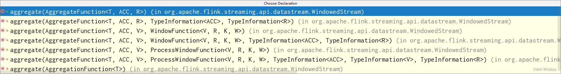 Flink Window Function