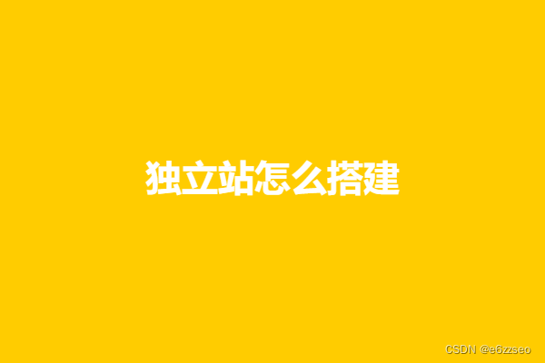 独立站怎么搭建?搭建一个独立站的10个建议和步骤