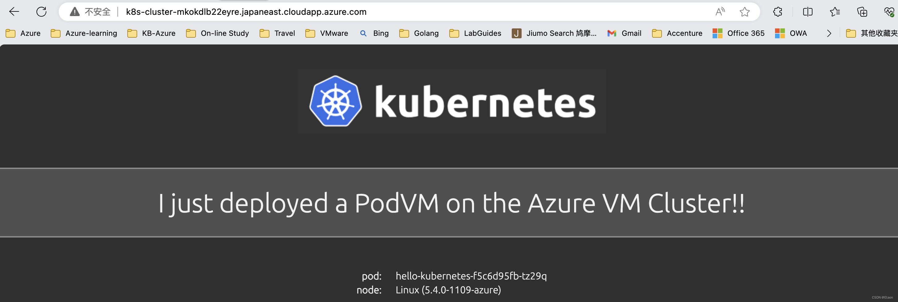 K8S cluster with multi-masters on Azure VM