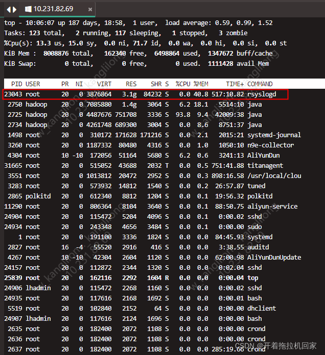 Aix Vim进程占用cpu过高 Csdn