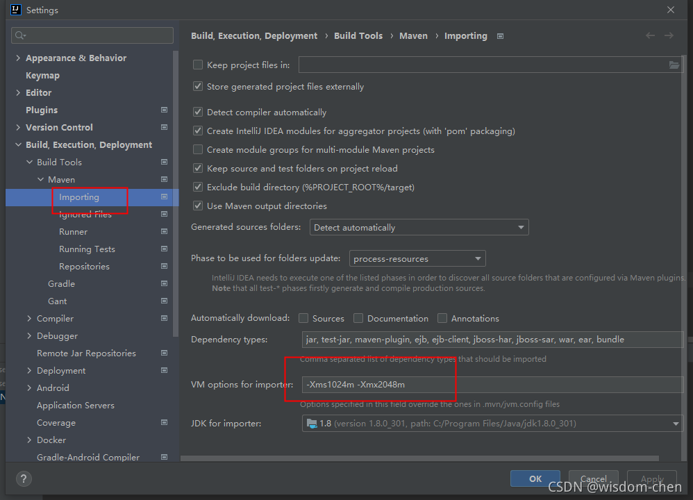 IDEA卡在Resolving Maven dependencies的解决方案