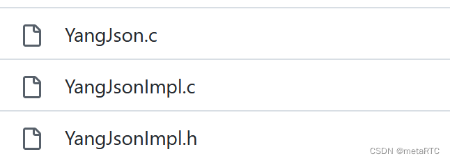 metaRTC新增纯C版JSON支持