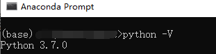 查看python版本