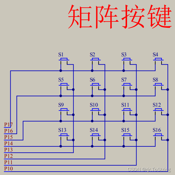 15、矩阵键盘密码锁