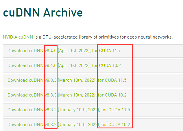【Linux】CUDA Toolkit和cuDNN版本对应关系（更新至2022年6月，附官网永久更新链接）