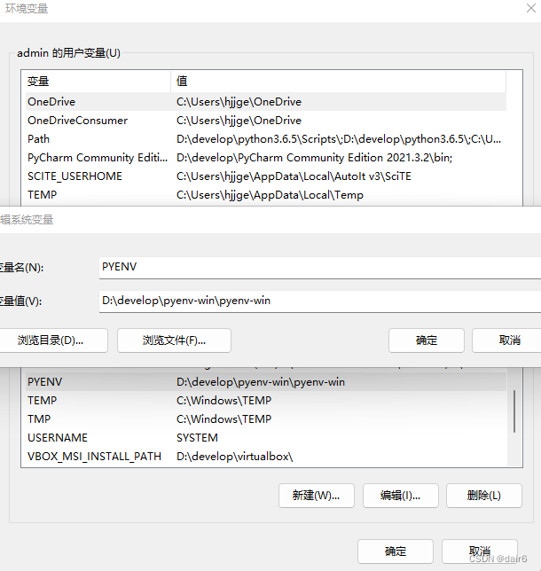 安装pyenvwin(windows 环境)支持多个python环境管理CSDN博客