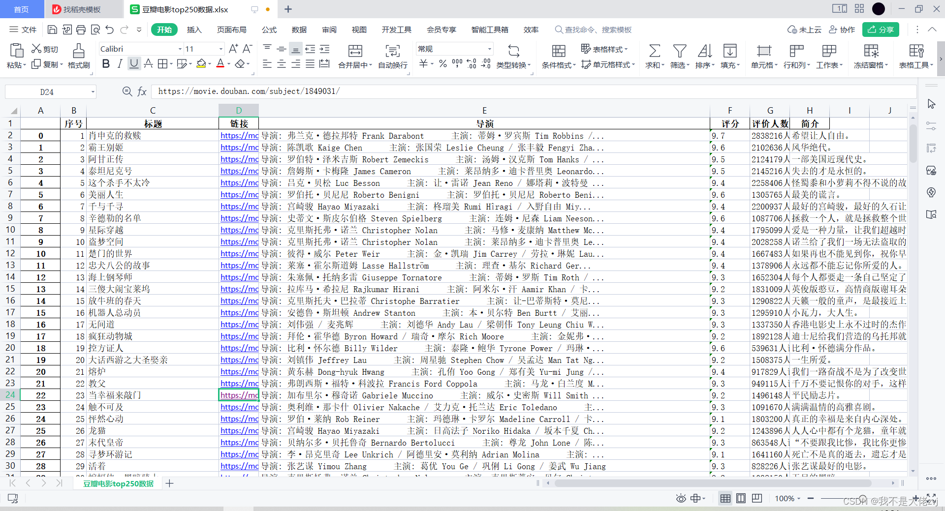 python爬虫实战代码（一）_df.loc[len(df.index)]=[count,title,src,dictor,scor-CSDN博客
