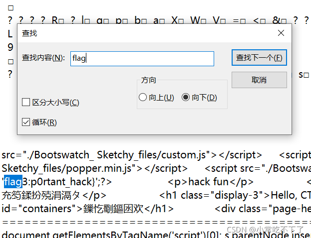 buuctf[第一章 web入门]常见的搜集