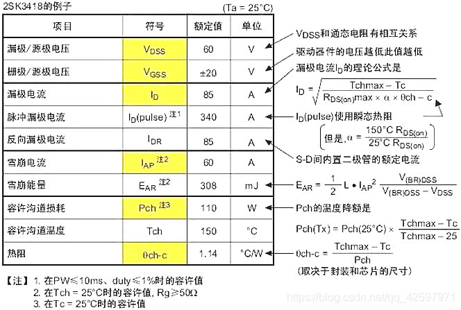 MOS 的TJ TA TC和功耗之类的计算_mos管ta和tc-CSDN博客