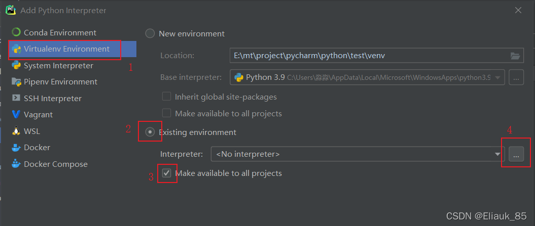 Python环境pycharm配置anaconda过程
