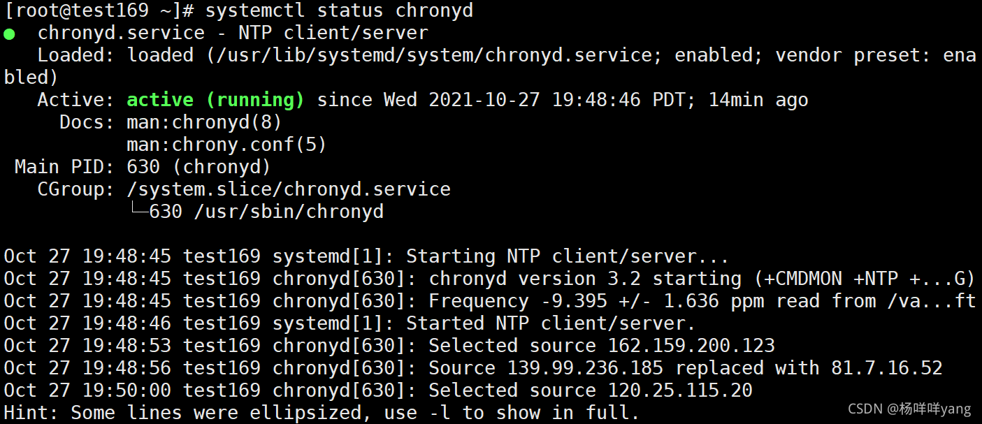Linux时间同步:chrony_systemctl status chronyd-CSDN博客