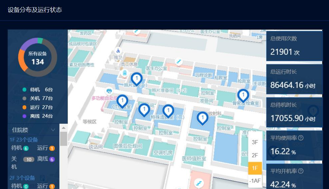 数字孪生技术下的智慧医院再添新功能室内地图导航让你医路畅通