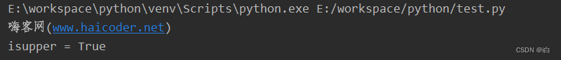 【自学Python】Python字符大小写判断