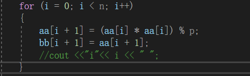 实现MillerRabin时发现报错 Run-Time Check Failure #2 - Stack around the variable ‘aa‘ was corrupted.