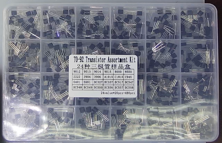 ▲ 图2.1.1 用于实验的三极管