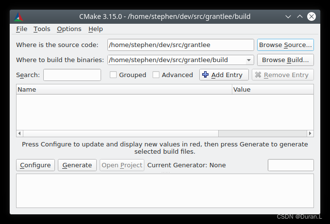 cmake-gui